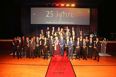All prizewinners of the "Großer Preis des Mittelstandes"