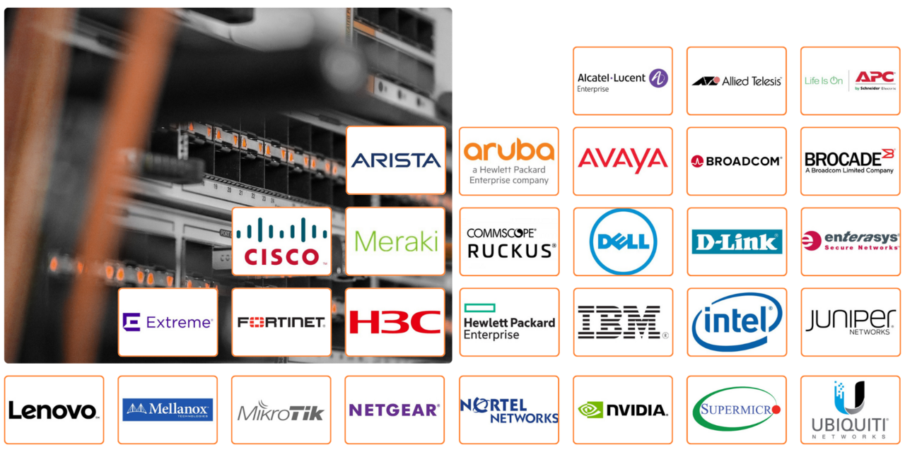 Overview of all manufacturers with logos