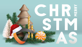 Weihnachtsgrüße mit Cybertrading Logo